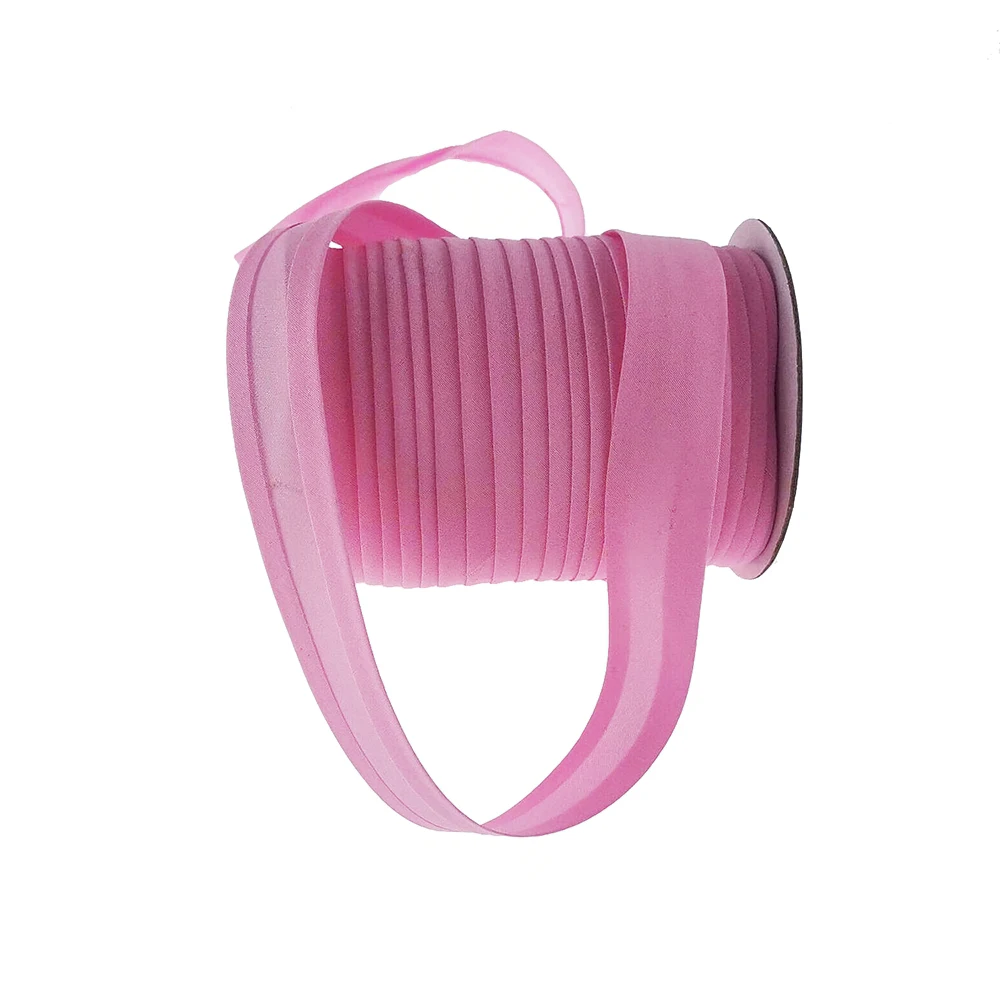 Ribbon Decoration Ribbon Supplies Cotton Ribbon Labeling Ribbon Label Ribbon Polyester Ribbon Cotton Bias Tape Sewing Ribbon Fabric Craft Supplies Polyester/Cotton 1" 25mm T/C Bias Tape Binding Single Fold Ribbon Solid Color For DIY Garment Sewing And Trimming 50yards/Roll