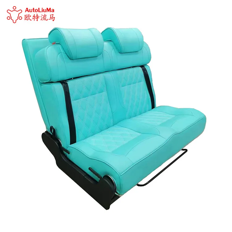 Car Interior Accessory Car Travel Bed Seat Comfortable Safe 3 Fold Flip Sofa Bed For Van Transit Motorhome MPV