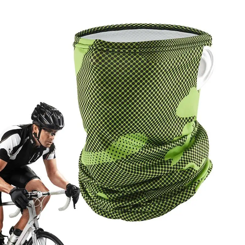 

Охлаждающий шарф для лица, бандана, гетры для мужчин и женщин, защита шеи, головы и шеи, 360 градусов, защитная маска, велосипедная бандана для