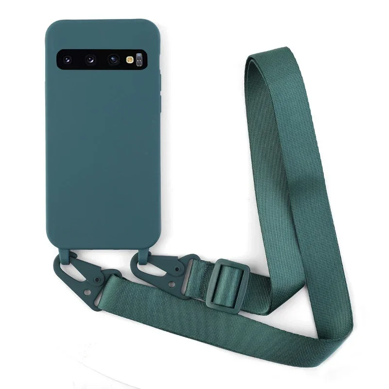 S10 Lite Silicone Case Samsung S10 Case With Strap Crossbody Strap