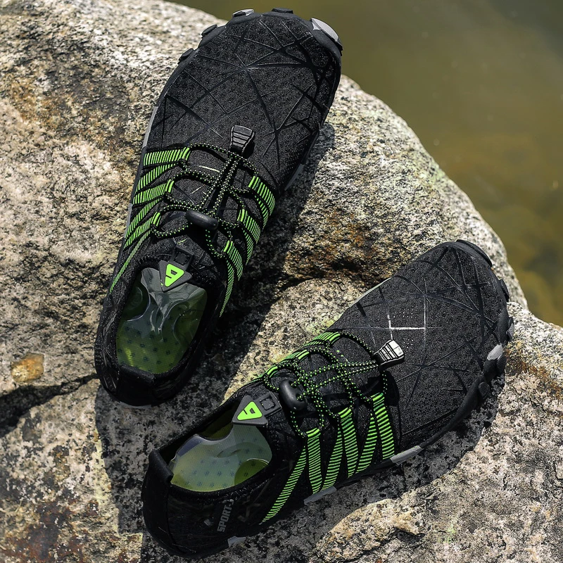 Men Sneakers Women Water Shoes Barefoot Beach Sandals Upstream Aqua Shoes Swimming Quick-Dry River Sea Diving Multi Functional