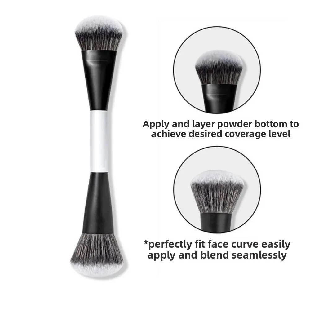 Dual-Ended F4 Contour Face Brush Multi-purpose High Coverage Makeup Brushes Cosmetic Beauty Powder Blush Brush Makeup Tools 4