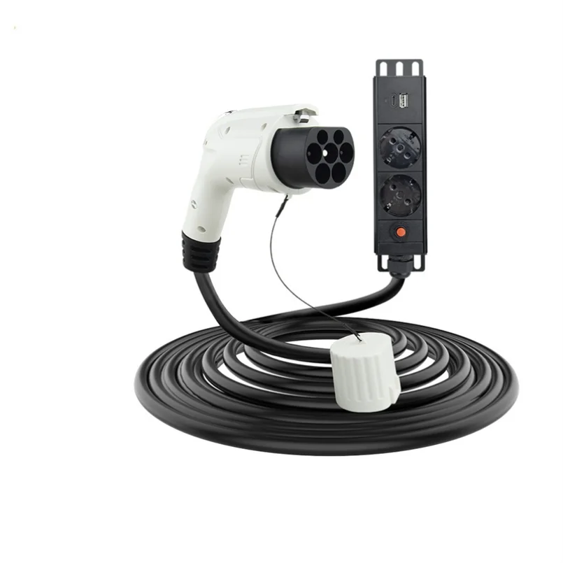 

Wholesale New Energy Electric Vehicle Discharge Gun Outdoor V2L V2H Portable Electric Plug GBT 16A CE EV Conversion Socket