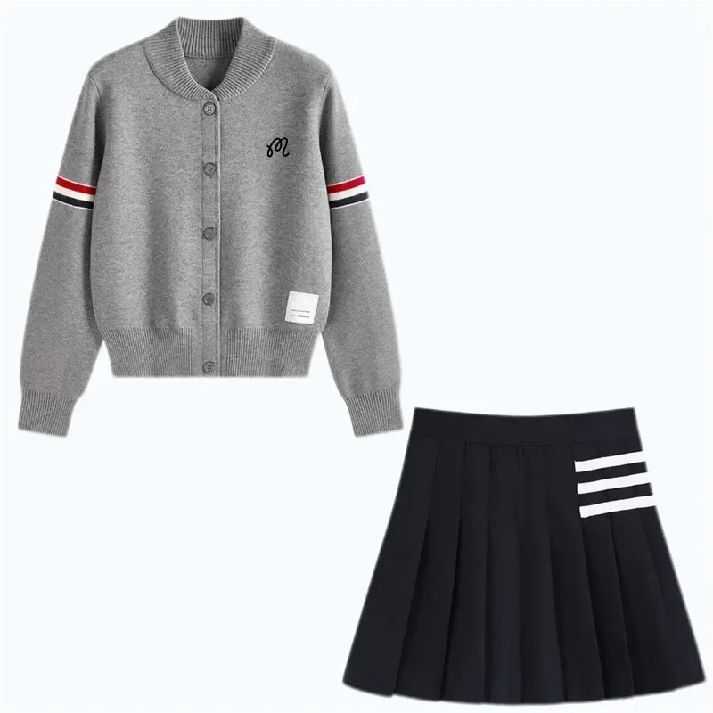 Autumn Golf Wear Women Luxury Brand Golf Sweater Korean Two Piece Set Women Clothes women workout jackets