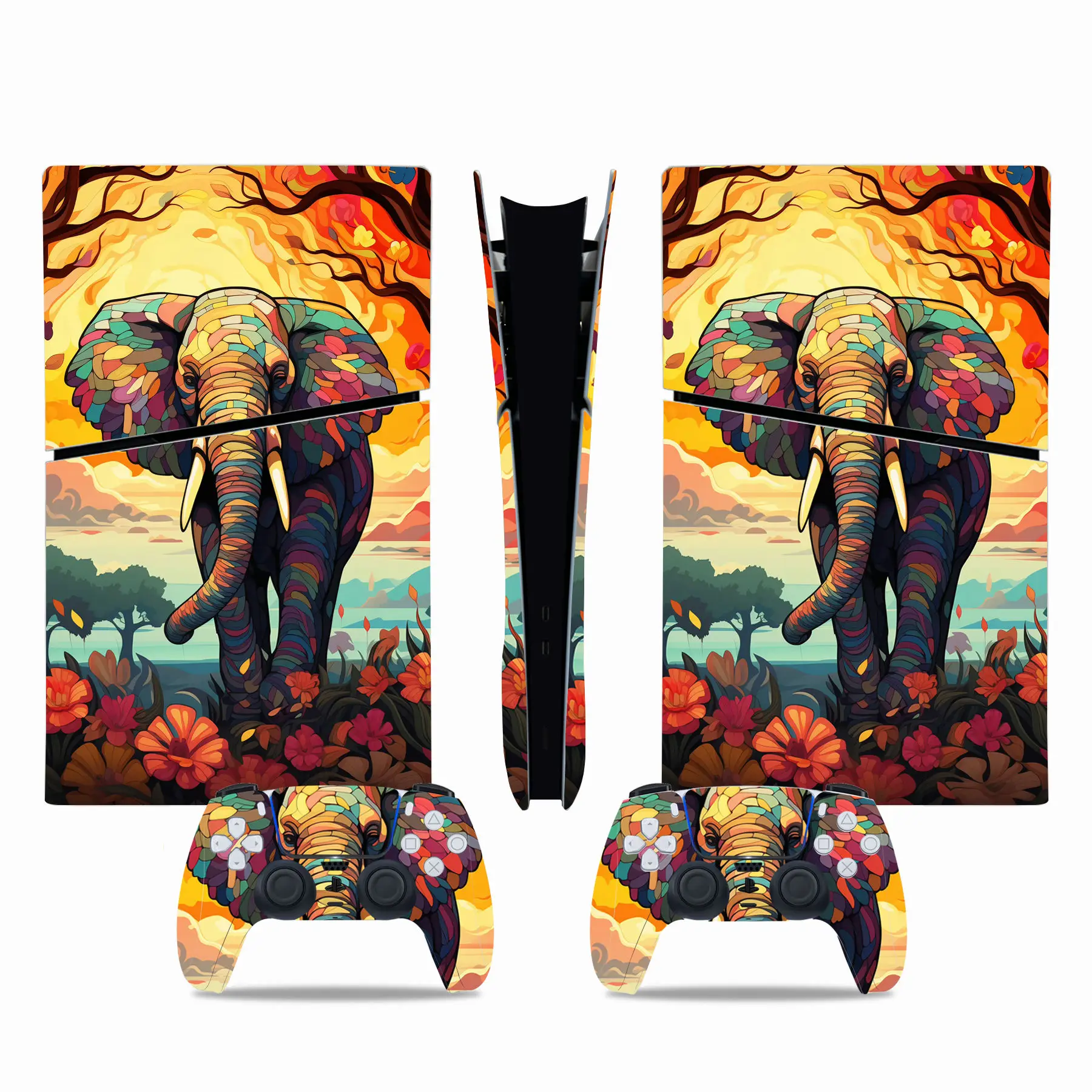 Animal Games Console & Controller Skin Per Ps5 Slim Digital Edition Per Controller Skin Decal Sticker