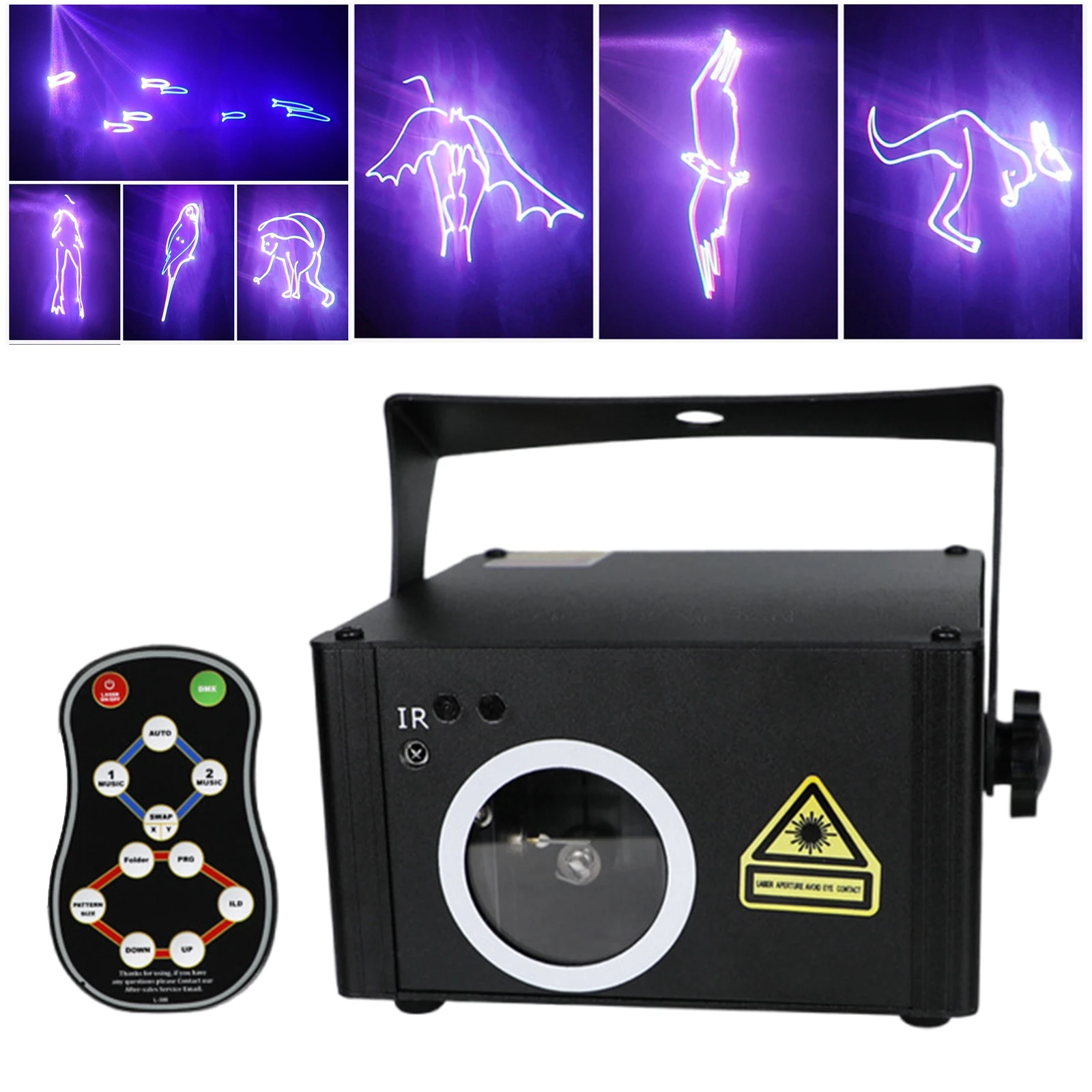 

Animation Laser Light DMX DJ Disco Stage lighting Remote Projector Bar Club Party Dance Wedding Show Lamp