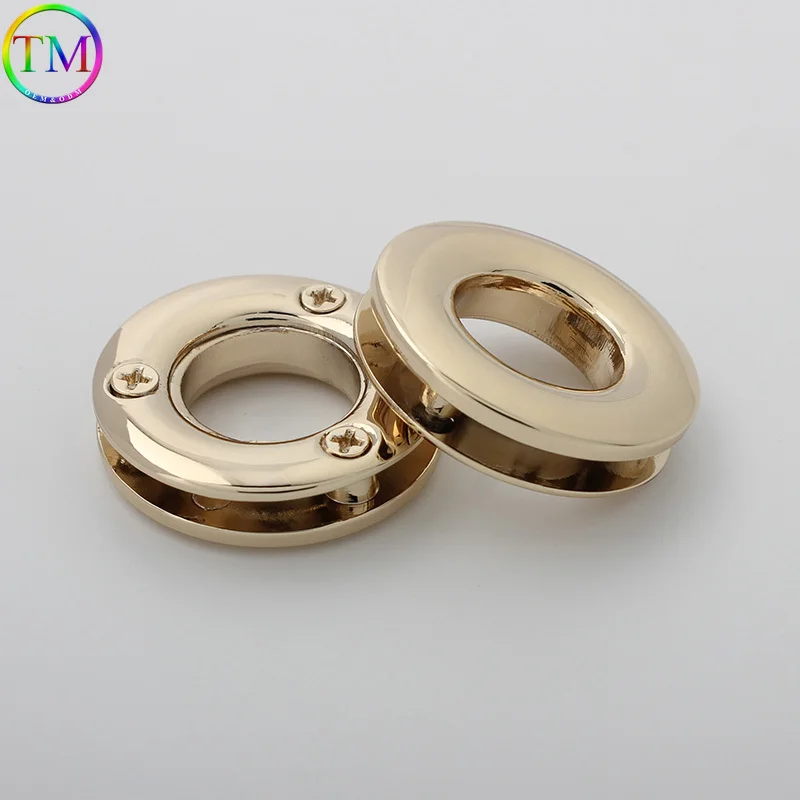 10/50/100Pcs Metal Bag Buckles Eyelet Screw Grommet Die Casting O Ring Eyelets For DIY Sewing Bag Hardware Clasp Accessories