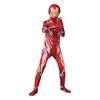 Iron Man Cosplay Bodysuit Jumpsuit Halloween Carnival Party Cosplay Costume for Child Iron Man Costume for Kids Superhero 2