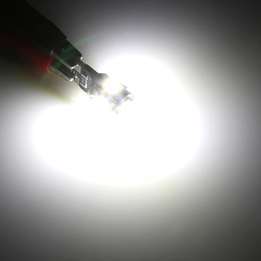 10 pz T10 Lampadine A LED W5W Canbus 12 V 4SMD 5000 K Bianco Interni Auto Luce di Lettura Cuneo Targa Laterale 5 W5 LED Errore Libero 194  34