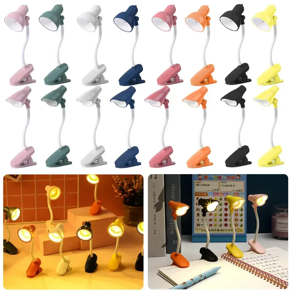 Mini Book Light Foldable LED Table Desk Book Reading Lamp for Home Room Computer Notebook Laptop Night Lights Eye Protections