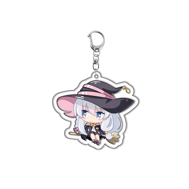 Anime Keychain Game Keychain Mini Sword Keychain Anime Keychain Pendant Anime Wandering Witch The Journey of Elaina Keychains Pendants Cartoon Keyrings Bag Accessories