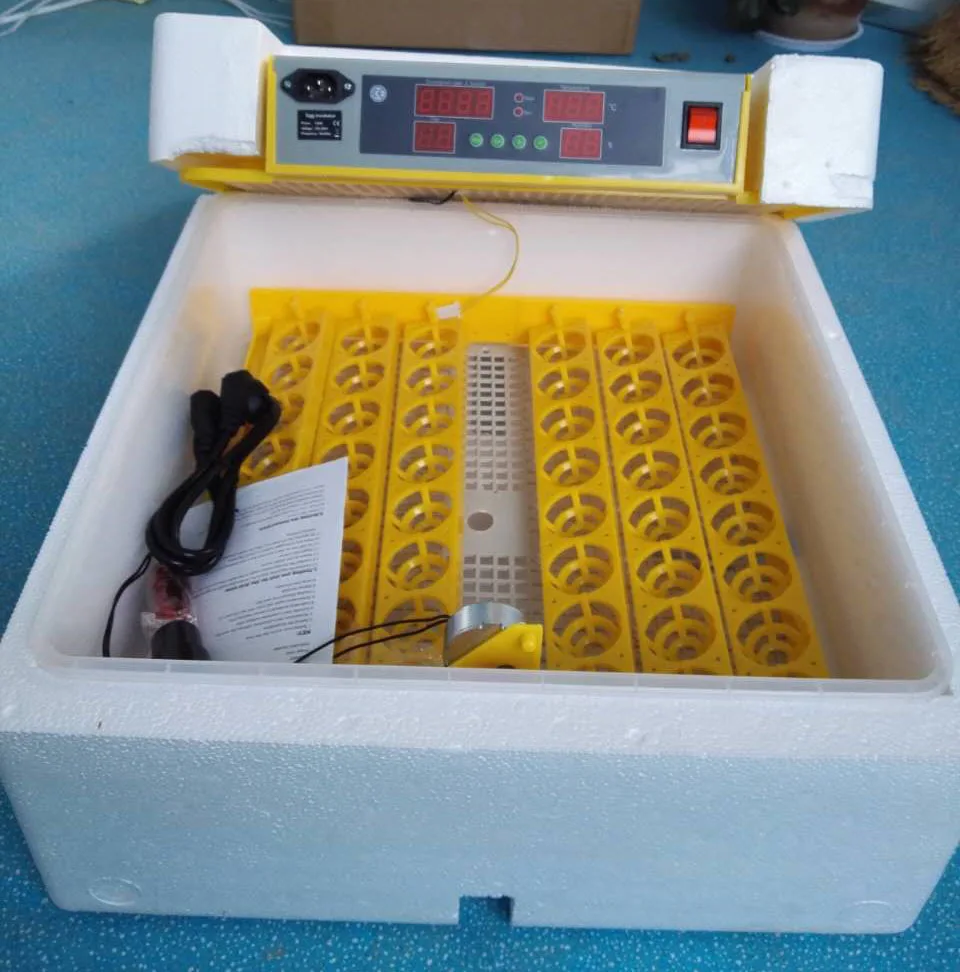 Factory Price 56 Eggs Double Electricity Egg Incubator Power Incubator With Humidity Display For Home And Farm