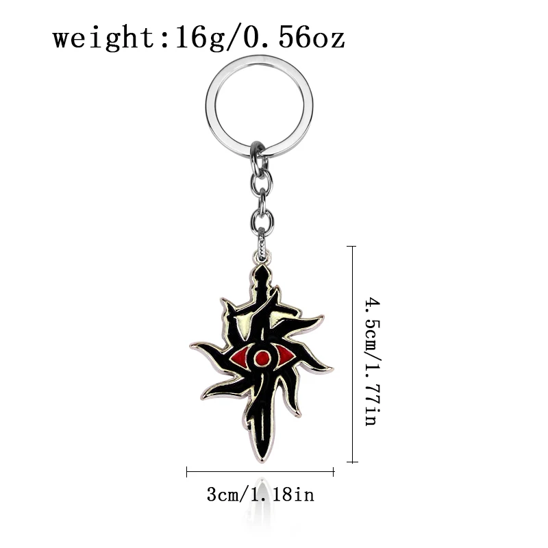 뜨거운 게임 드래곤 에이지 3 Inquisition Mens 합금 키 체인 펜던트 남성과 여성 패션 쥬얼리 선물 Colares Colar Masculino
