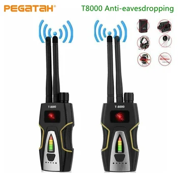 PEGATAH Anti Candid Camera Detector Dual Antenna RF Signal Detect GSM Audio Finder GPS Tracker Scan Detector Anti-spy Bug T-8000 1