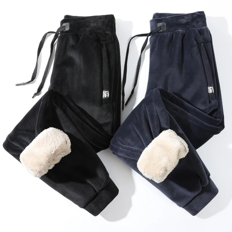 Plus Size Men Casual Pants 8XL Cashmere Winter