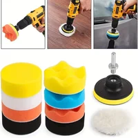 Multi-Functional Electric Drill Polishing Sponge Wheel Kit for Car Detailing - Angle Grinder Attachment with Imitation Plush 2