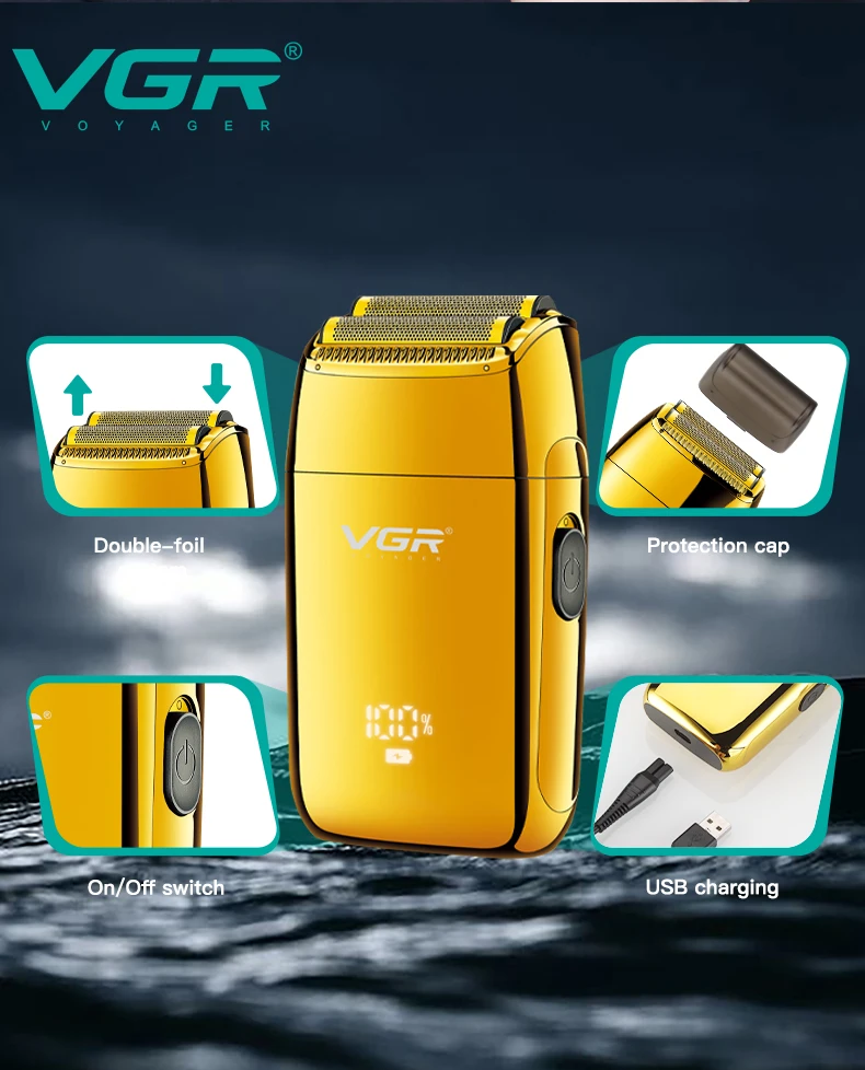 Description Picture 5 of itemVGR Electric Shaver Professional Razor Beard Trimmer Hair Cutting Machine Electric Balds Head Shaving Machine For Men V-399