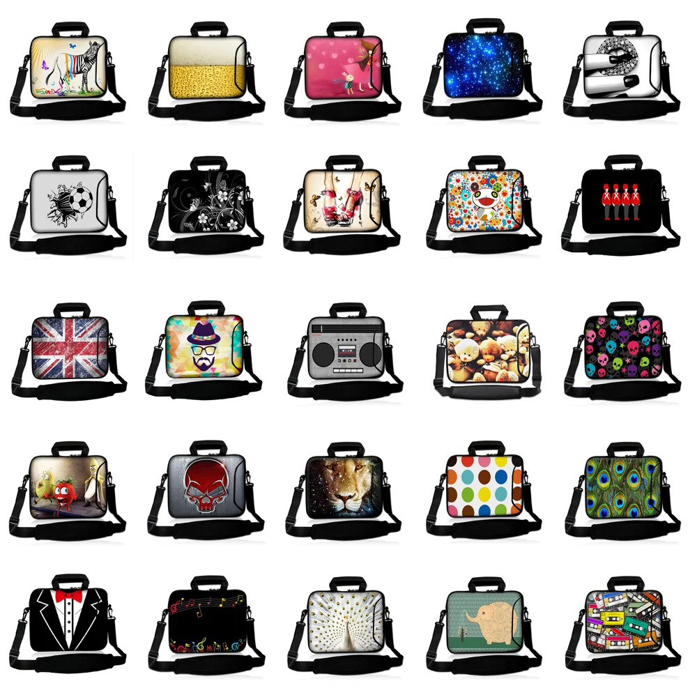 

Unisex Shoulder Bags Zipper Handbag For Women 10 Tablet 12 13 14 15 17 15.6 13.3 Chromebook Bolsas Briefcase Pc Laptop Cover Bag