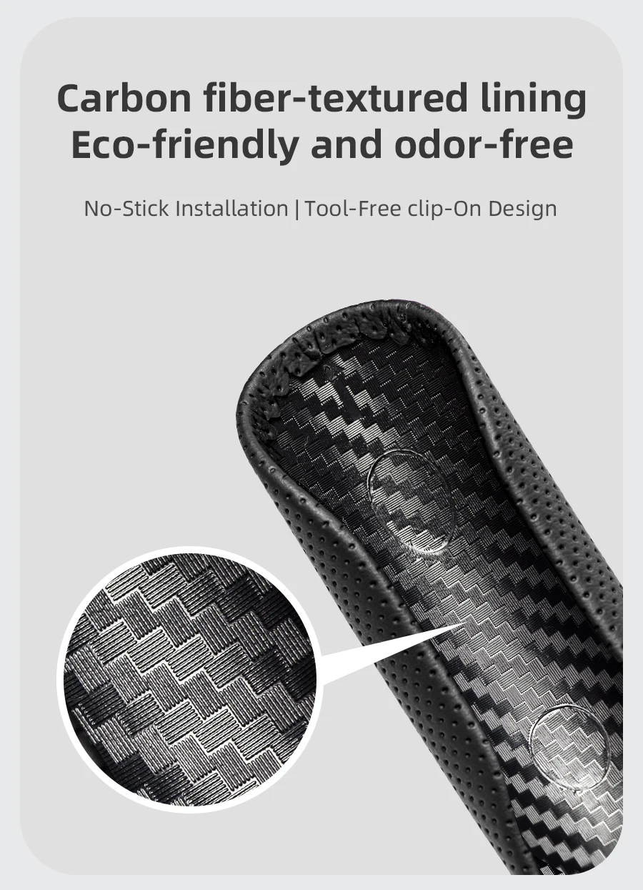 Lenkradbezug Passend für Peugeot, Wellenförmiges Sportliches Design, Atmungsaktives Leder, Segmentierter Rutschfester Schweißabsorbierender Schutzbezug für Nouvelle 208 308 408 2008 3008 4008 5008 508 Sw Rifter Traveller – Detail 12