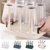 Plastic Cup Drying Rack Upside-Down Large Capacity Glass Cup Storage Rack with Handle Detachable Glass Cup Drainer Holder 1
