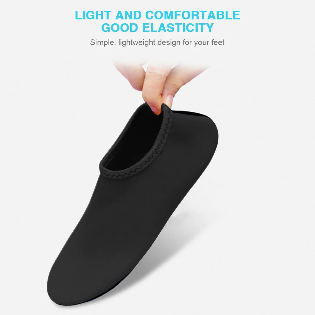 Unisex Water Pool Swimming Aqua Diving Socks Seaside Water Sports Skin Shoes Shoes Solid Color Summer