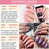 BORN PRETTY 30ml Acrylic Gel For Nail Extension Nude Clear White Color Quick Building Prolong Manicure Nail Art Hard Gel Varnish 6