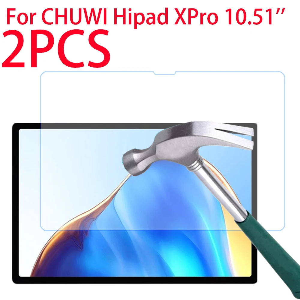 

2 Packs Tempered Glass Protector For Chuwi Hipad XPro 10.51 inch 2023 Screen Protectors For Hipad X Pro Screen Protective Films