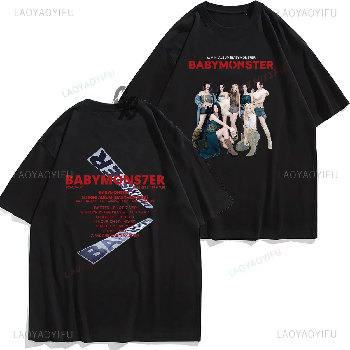 Babymonster drip 広州 ポップアップ Tシャツ BABYMONSTER DRIP ポップアップ Tシャツ Mサイズ - メルカリ