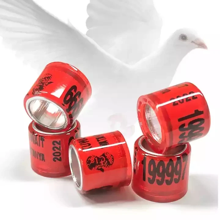 Bird Foot Rings FCI Supplier Metal Bands Canary Pigeon Foot Ring Aluminium Plastic Bird Rings