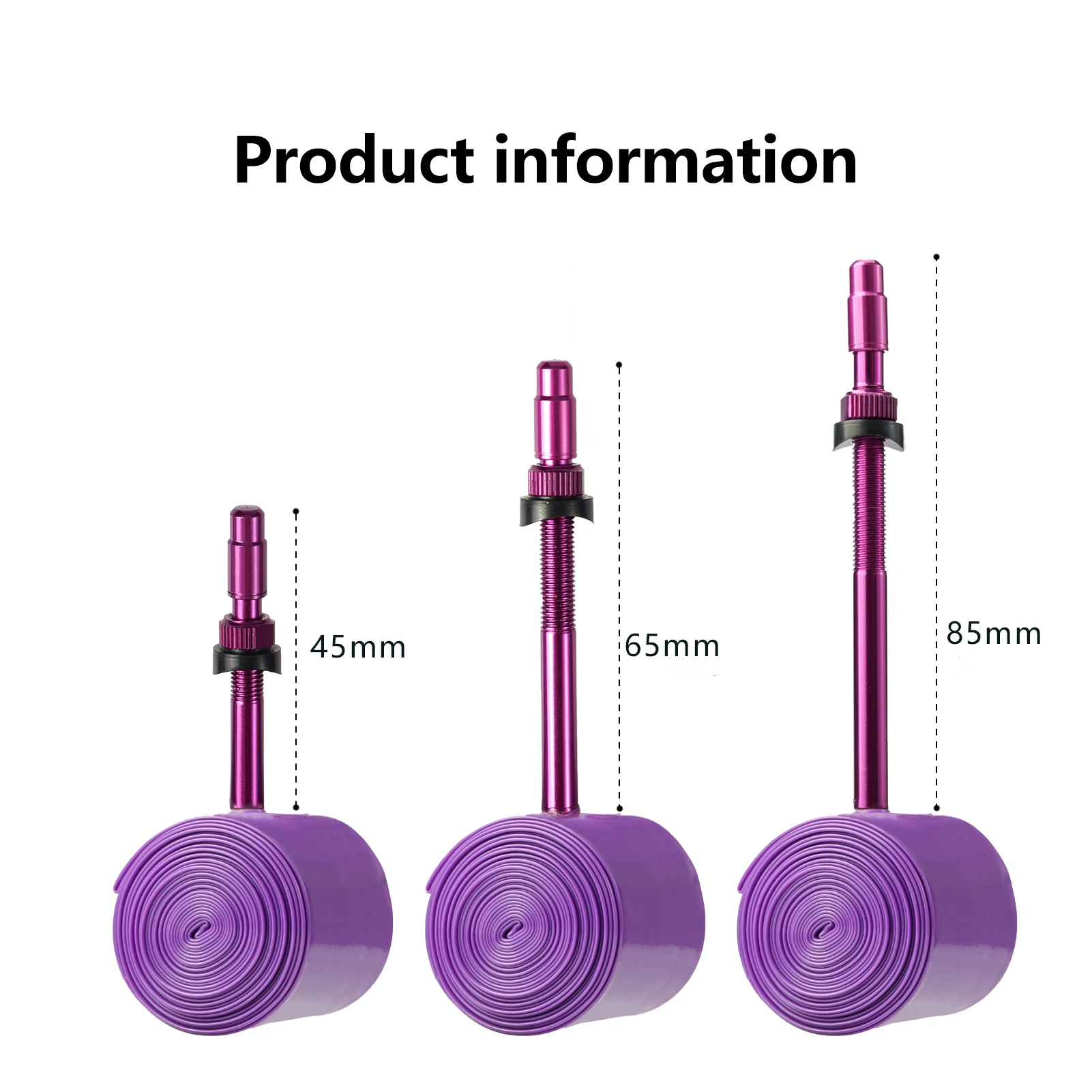 OFFBONDAGE Ultralight TPU Bike Inner Tube with French Valve - 700c Road Bicycle