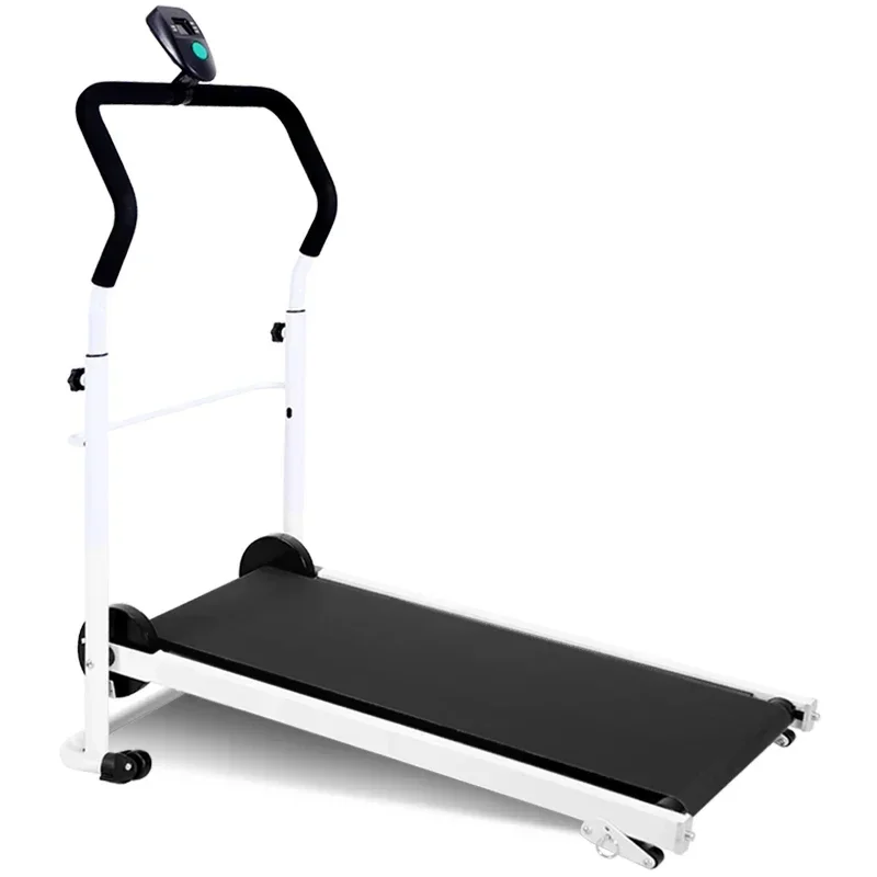 New Treadmill Home Small Fitness Equipment Mini Folding Style Lengthened Stepper Three-in-one Multi-function Manual Adjustment X