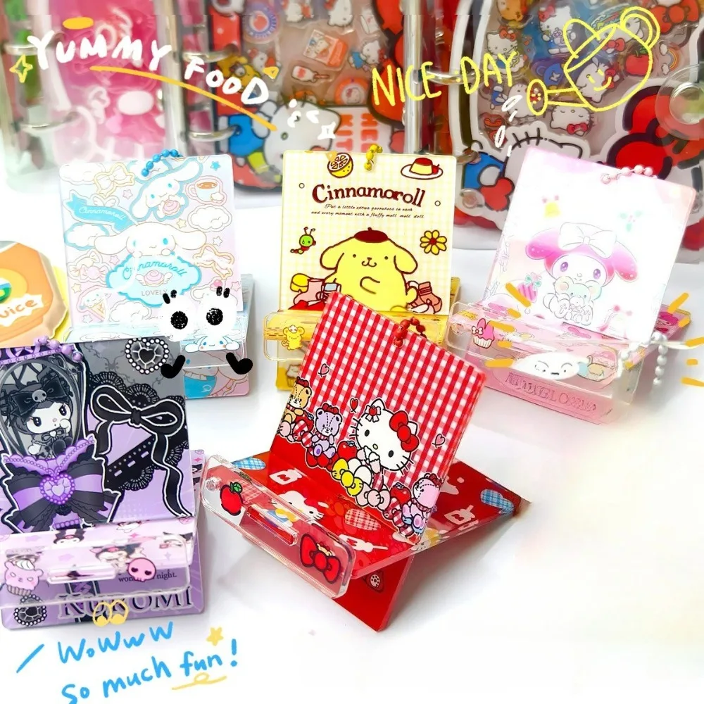 iigen Sanrio Cartoon Melody Kuromi Cinnamoroll 비즈 폰 스트랩 폰 걸이용 키체인 친구 쥬얼리 액세서리