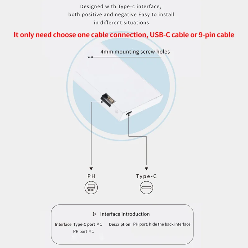 9.2インチIPS USBセカンダリースクリーンTURZX 1920x462スマート
