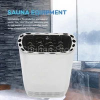 SAC Series 9KW Stainless Steel Ultra-thin Outside Controller Sauna Stove Electric Sauna Heater For Dry Sauna Room 1