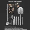 Multifunctional Outdoor Shovel 4-Section Pipe Fishing Folding Shovel Outdoor Camping Shovel Camping Shovel Garden Dig Tools Kit 2
