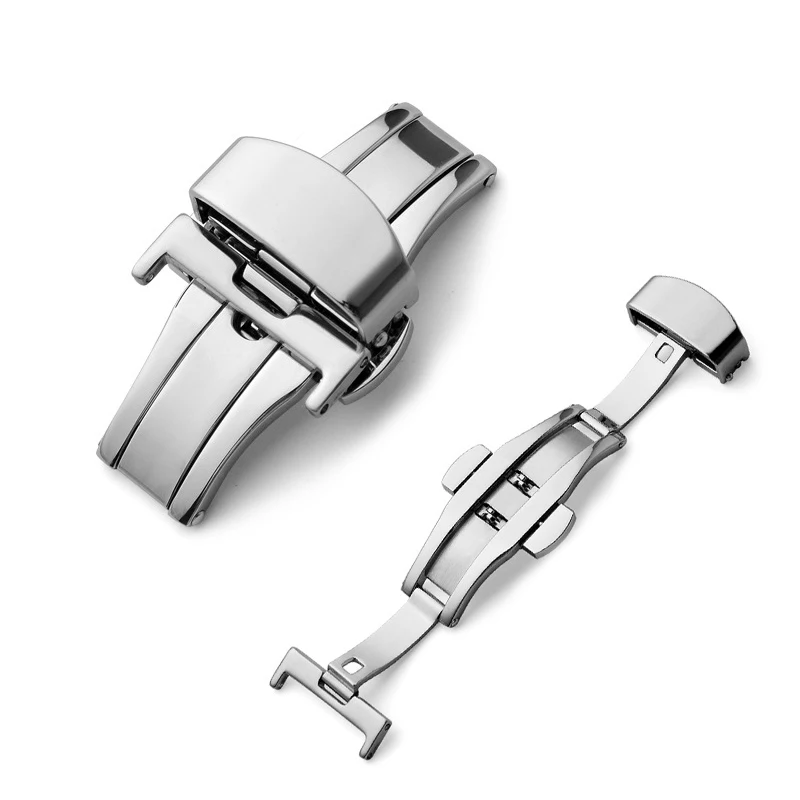 Stainless Steel Butterfly Deployment Buckle with Tool