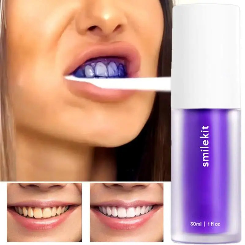 V34 Toothpaste 30ml Noninvasive Brightening Cleansing Tooth Care Water