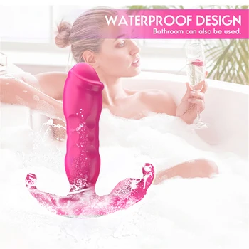 Wearable Butterfly Dildo Vibrator G Spot Telescopic Sex Toys for Women 10 Speeds Clitoris Stimulator APP Remote Control Panties 6