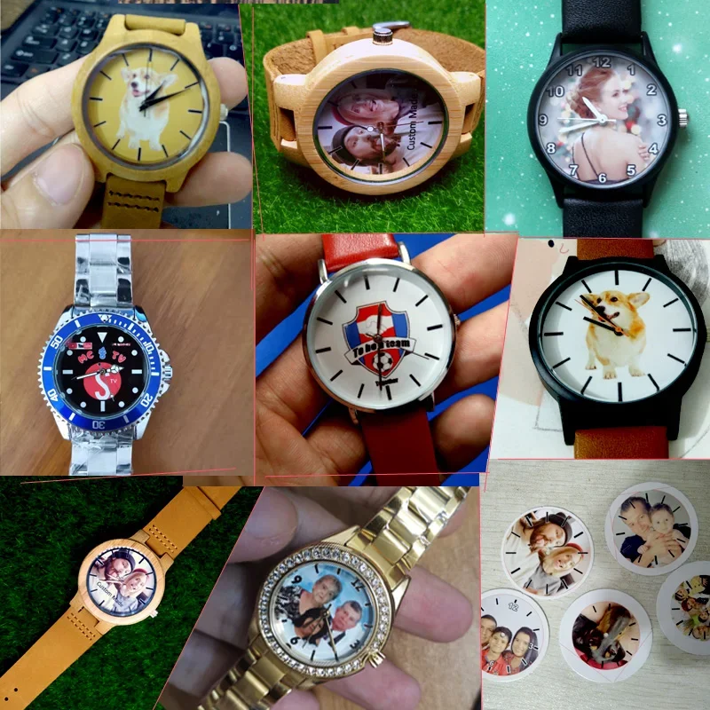 Creative Watch Customize Photo Logo Watches Custom Wristwatch Name Picture Printing Personality DIY Watch Gift for Friend