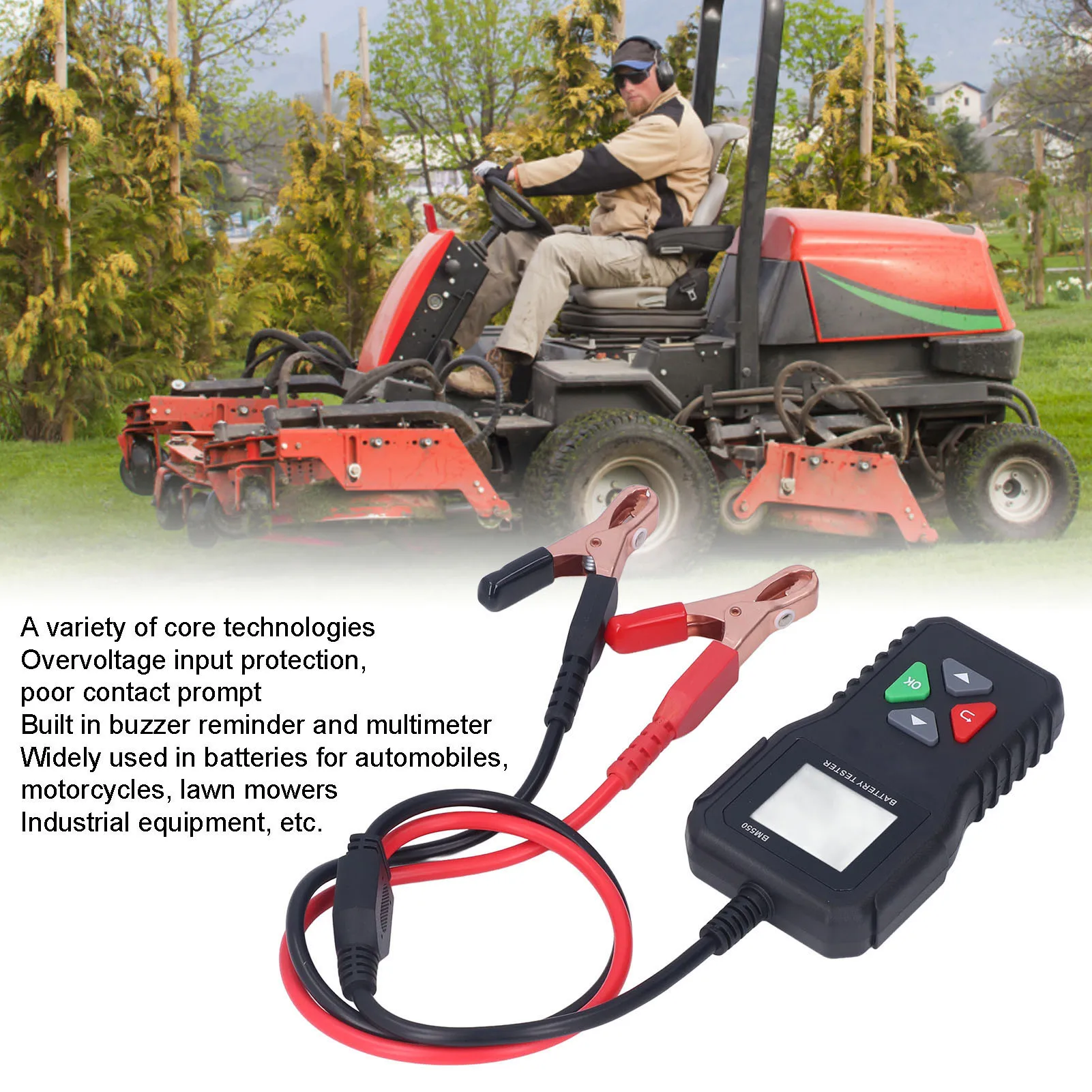 Professional 3-in-1 Automotive Battery Analyzer