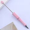 100Pcs Newest Colour Creative Plastic Beaded Pen Ballpoint Pen Printable Beadable Pen DIY Gift for Student Office Supplies 5