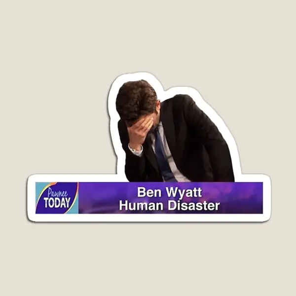 

Магнитные наклейки Ben Wyatt для детей, милый декоративный держатель для холодильника, Детская магнитная наклейка