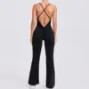 Yoga Set Backless Sleeveless One-piece Suit Female Rompers Quick Dry Sexy Yoga Clothes Workout Bodysuits Sports Jumpsuit Women 4