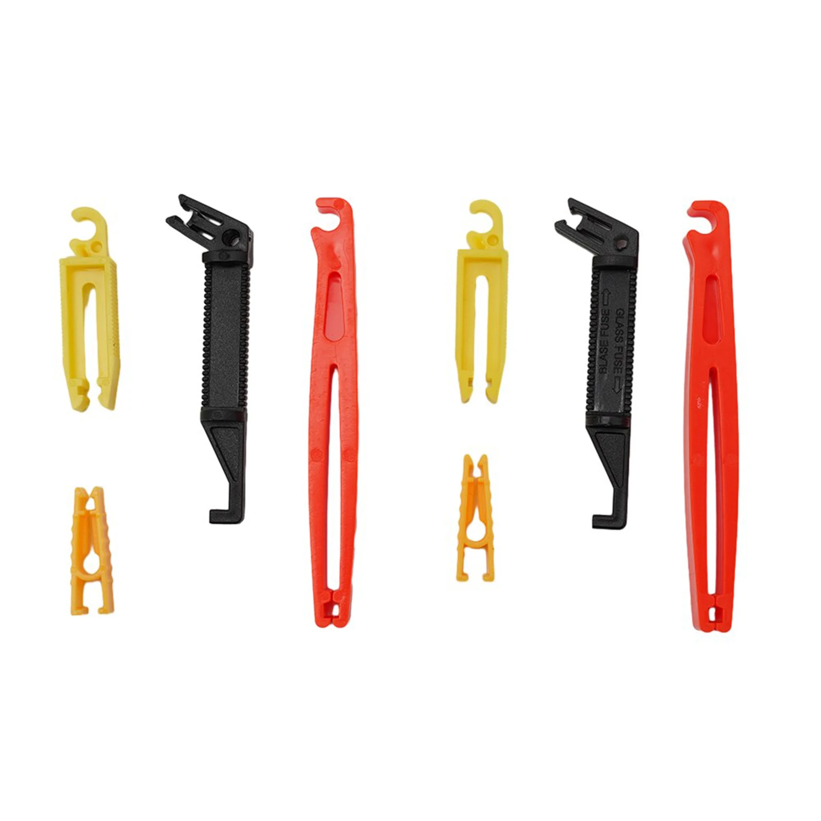 Car Fuse Puller Fuse Clip Tool Extractor Removal Universal Mini Plastic Blade Puller For Car Holder Accessories fuse puller 8Pcs