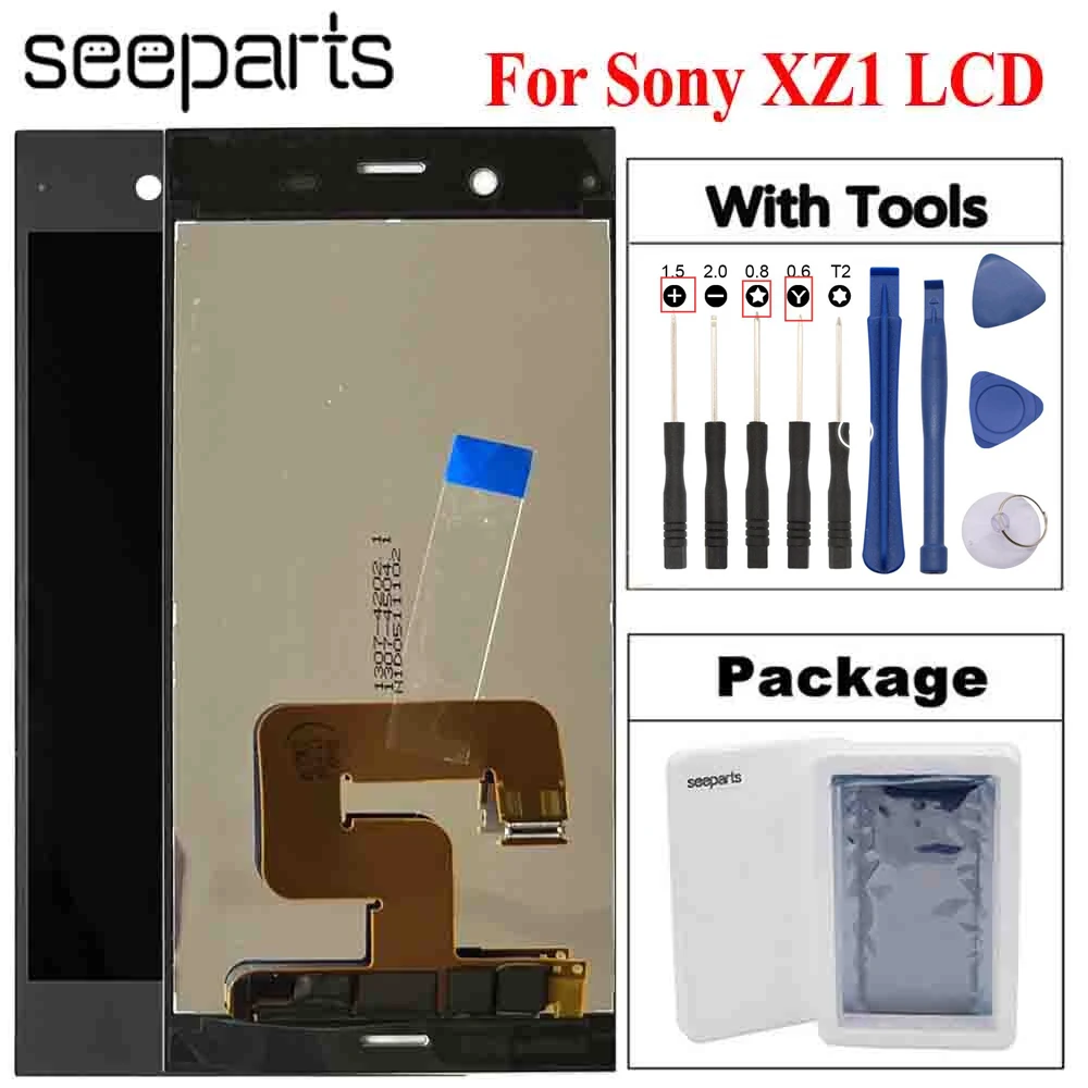 

5.2" For Sony Xperia XZ1 LCD Display Touch Screen Digitizer Assembly Replacement Screen For Sony XZ1 LCD G8341 G8342 F8341 G8343