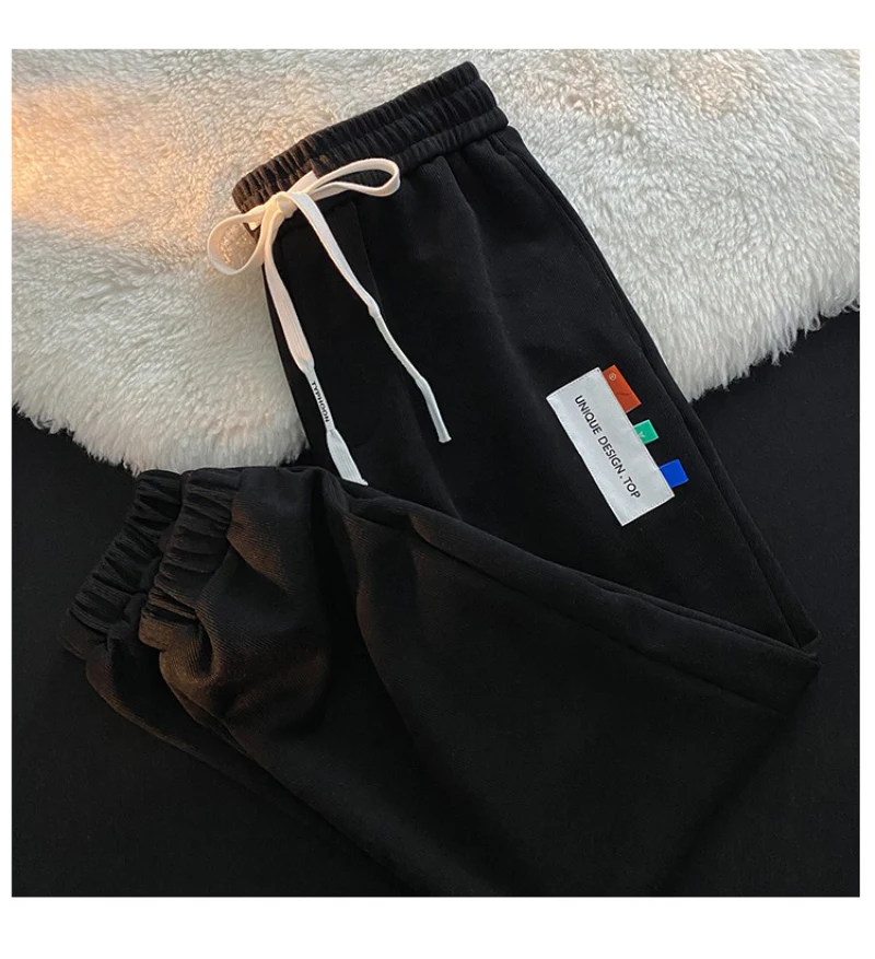 champion sweatpants JMPRS Joggers Women Sweat Pants Designed Elastic Waist Korean Casual Spring Black Trousers Fashion Lace Up Female Trousers pants for women