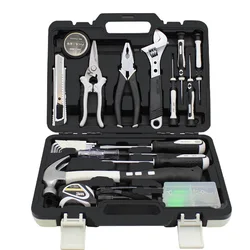 Kit d'outils de réparation de quincaillerie multifonction, ensemble d'outils ménagers 62 pièces outil de réparation de voiture 
