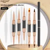 Double ended Nail Art Painting 5/7/9/11/15/20mm Nail Liner Brush Drawing Flower Striping Manicure Tools 2