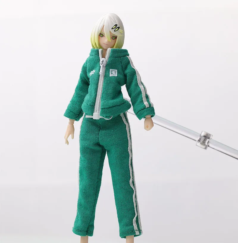 New 1/12 Scale Female Soldier Game Anime Mobile Suit Girl Green Chinese