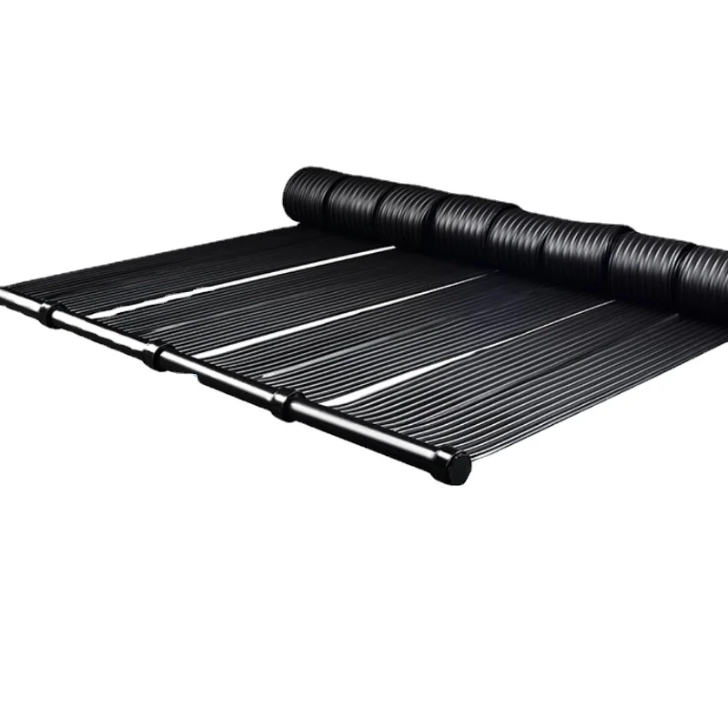 Swimming pool heater mats for solar hot water heating panel black rubber  sun energy mat NBR PVC plate 1.33*3M